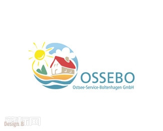 OSSEBO房子标志