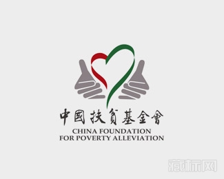 中国扶贫基金会logo