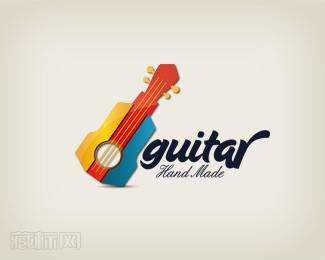 Guitar吉他logo设计