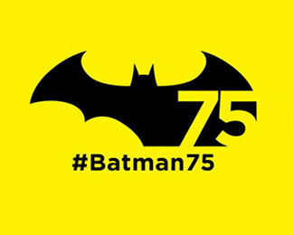蝙蝠侠75周年纪念标志