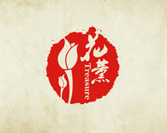 花薰treasure女装店logo