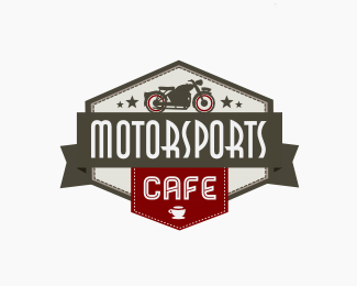 摩托车主题的咖啡馆 赛车咖啡馆标志欣赏