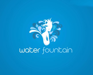 喷泉标志logo设计