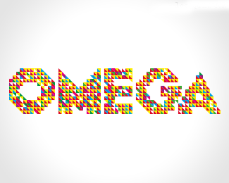 OMEGA字体标志设计