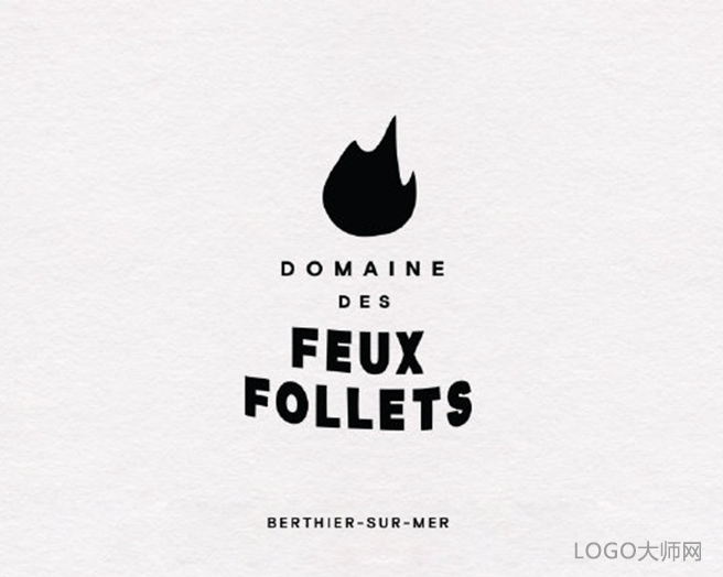 Feux Follets 葡萄酒Logo设计