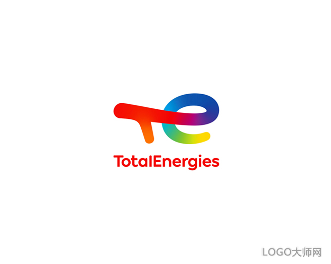 石油巨头道达尔能源品牌LOGO设计